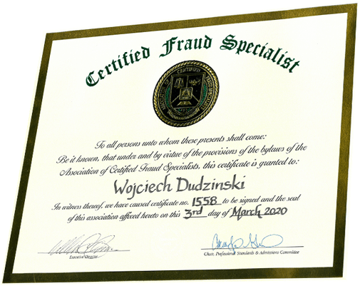 Certyfikat fraud specialist